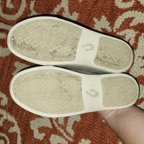 Olukai Pehuea Li Sneakers Womens Size 7 Lace Up Drop-in Heel Breathable Mesh - Picture 10 of 12